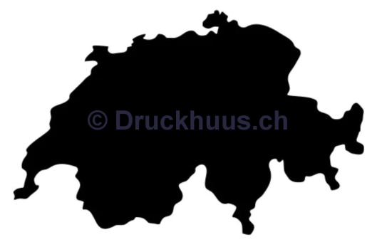 Landkarte Schweiz 