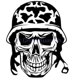 Skull Army Soldat 