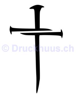 Kreuz aus Nagel 