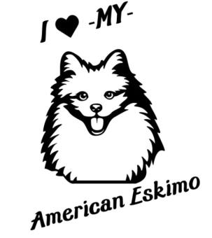 American Eskimo I Love 