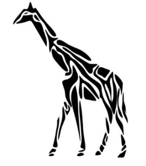 Giraffe Tribal 1 